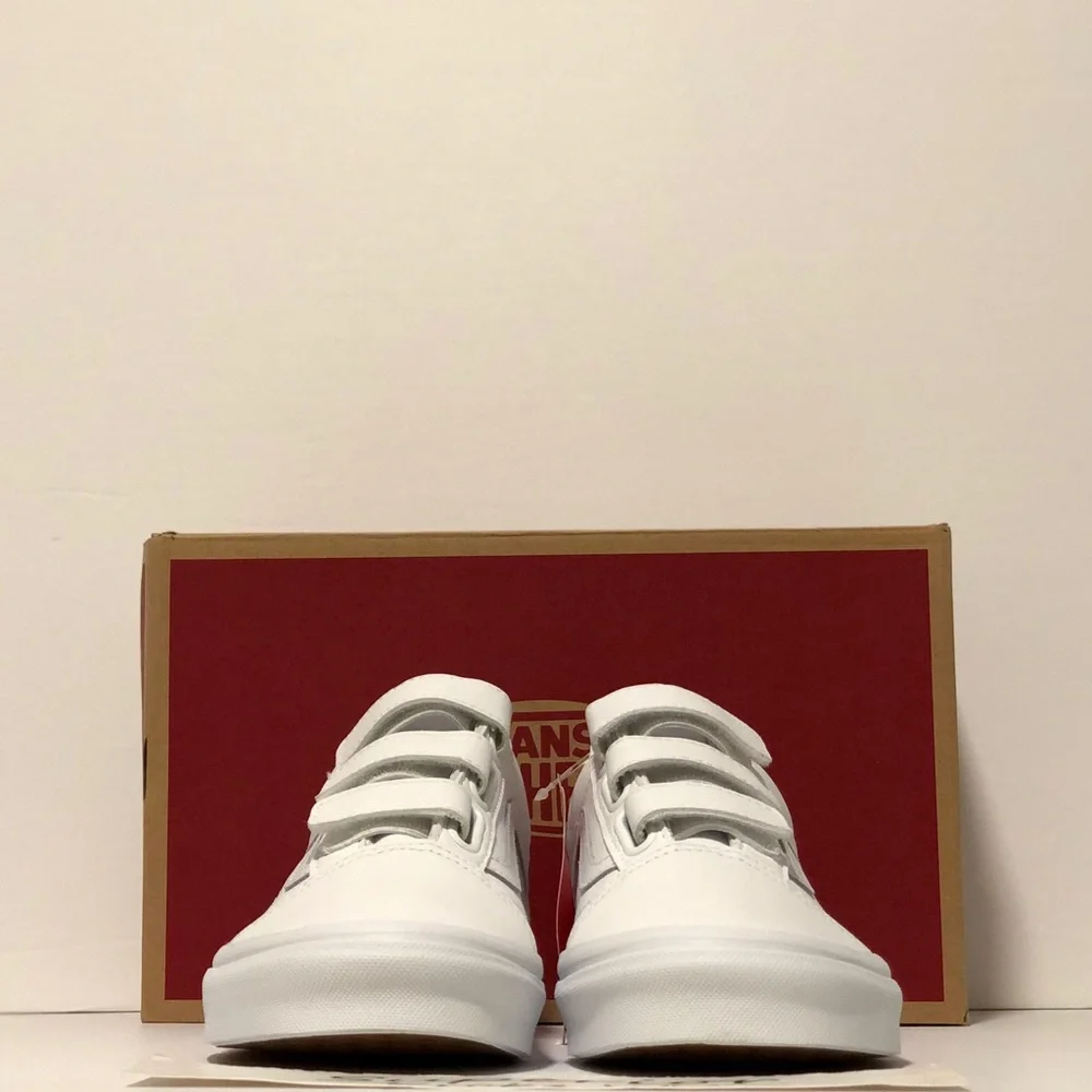 Vans Old Skool V (Leather) “True White” - Picture 3 of 6